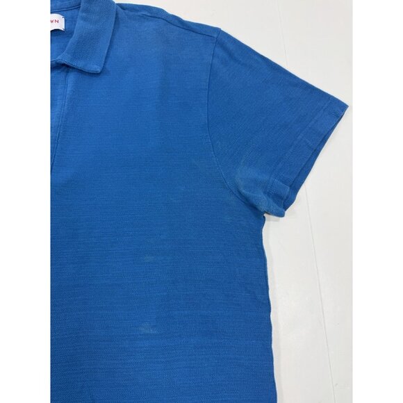 Orlebar Brown Mens Polo Shirt Size Small Blue Short Sleeve Portugal Casual - Picture 8 of 11